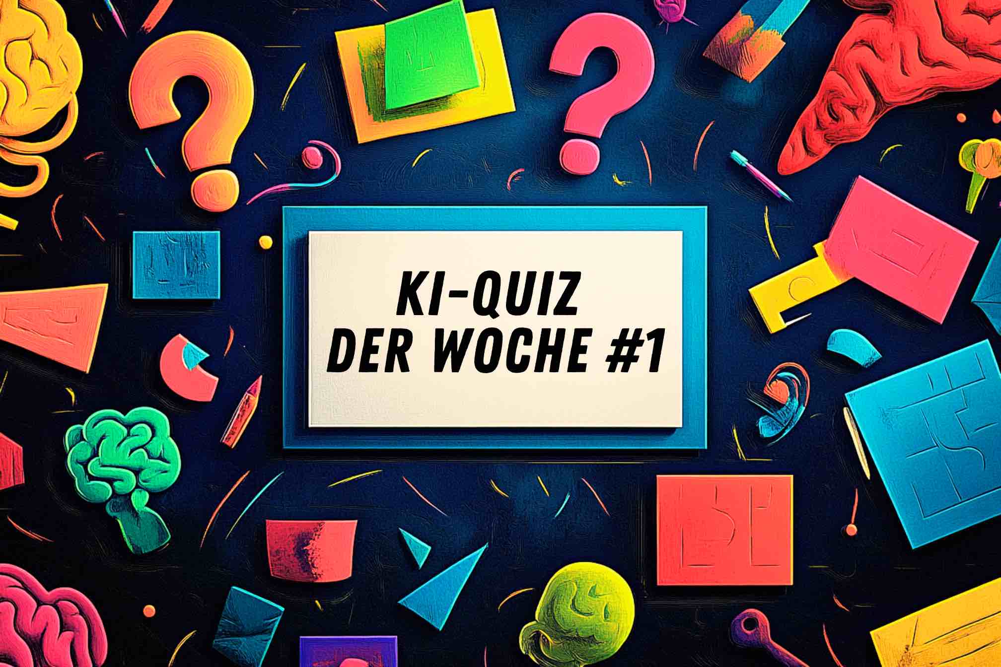 Illustration eines KI-Quiz mit Fragen zu den Basics des promptens ideal für Einsteiger.